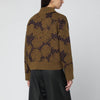Dries Van Noten Khaki jacquard-pattern sweater