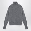 Victoria Beckham Grey wool turtleneck sweater