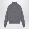Victoria Beckham Grey wool turtleneck sweater