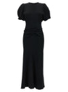 Victoria Beckham Gathered Waist Midi Dress
