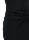 Victoria Beckham Gathered Waist Midi Dress