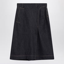  Victoria Beckham Dark blue denim skirt