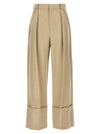 Victoria Beckham Maxi Turn-up Pants