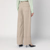 Victoria Beckham Wide mandarin colour pants in wool