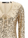 Rotate Birger Christensen Net Sequins Midi Dress