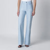 Victoria Beckham Sky blue cotton Alina trousers