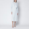 Victoria Beckham Ice blue Dolman midi dress