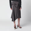 Victoria Beckham Bela midi skirt in crêpe satin gold