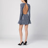 ROTATE Birger Christensen Sequined mini dress with purple print