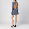 ROTATE Birger Christensen Sequined mini dress with purple print