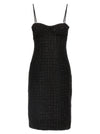 Rotate Birger Christensen Bouclé Midi Dress
