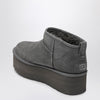 UGG Classic Ultra Mini grey boot with platform