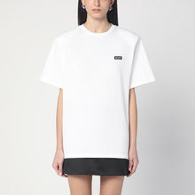  ROTATE Birger Christensen T-shirt over white in organic cotton