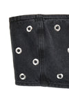 Rotate Birger Christensen Studded Denim Top