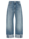 Mother The Half-pipe Ankle Cuff Fray Jeans