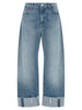 Mother The Half-pipe Ankle Cuff Fray Jeans