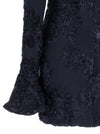Rotate Birger Christensen 3d Mesh Mini Dress