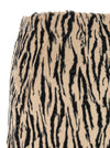 Rotate Birger Christensen Printed Faux Fur Skirt