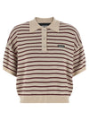Rotate Birger Christensen Slinky Knit Polo Shirt