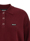 Rotate Birger Christensen Slinky Knit Polo Shirt