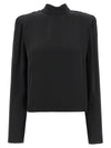 Rotate Birger Christensen Satin Drapy Back Top