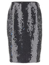 Rotate Birger Christensen Net Sequin Midi Skirt
