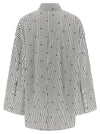 Rotate Birger Christensen Poplin Oversized Striped Shirt