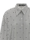 Rotate Birger Christensen Poplin Oversized Striped Shirt