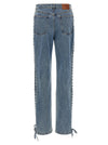 Rotate Birger Christensen Laced Straight Leg Jeans