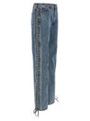Rotate Birger Christensen Laced Straight Leg Jeans