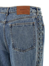 Rotate Birger Christensen Laced Straight Leg Jeans