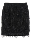 Rotate Birger Christensen Beaded Fringed Skirt