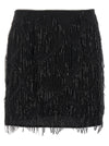 Rotate Birger Christensen Beaded Fringed Skirt