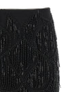 Rotate Birger Christensen Beaded Fringed Skirt