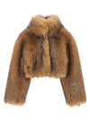 Rotate Birger Christensen Cropped Fur