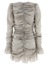 Rotate Birger Christensen Ls Mini Bow Dress