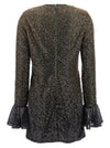 Rotate Birger Christensen Beaded Ls Mini Dress