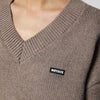ROTATE Wool and cashmere V-neck sweater