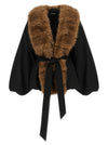 Rotate Birger Christensen Faux Fur Collar Jacket