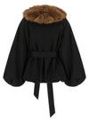 Rotate Birger Christensen Faux Fur Collar Jacket