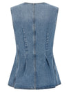 Rotate Birger Christensen Flared Denim Top
