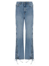 Rotate Birger Christensen Twisted Lacing Jeans