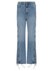 Rotate Birger Christensen Twisted Lacing Jeans