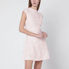 ROTATE Short pink mesh dress