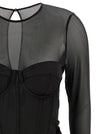 Rotate Birger Christensen Satin Corset Mini Dress