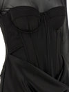 Rotate Birger Christensen Satin Corset Mini Dress
