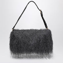  Dries Van Noten Dark gray fringed bag