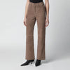 ROTATE Brown suede trousers