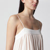 ROTATE Light pink chiffon flared dress