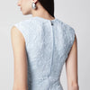 ROTATE Light blue floral mesh mini dress